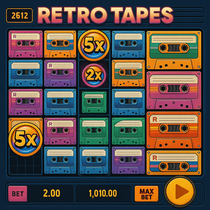 EvoSpin - Retro Tapes Slot Game - NetEnt